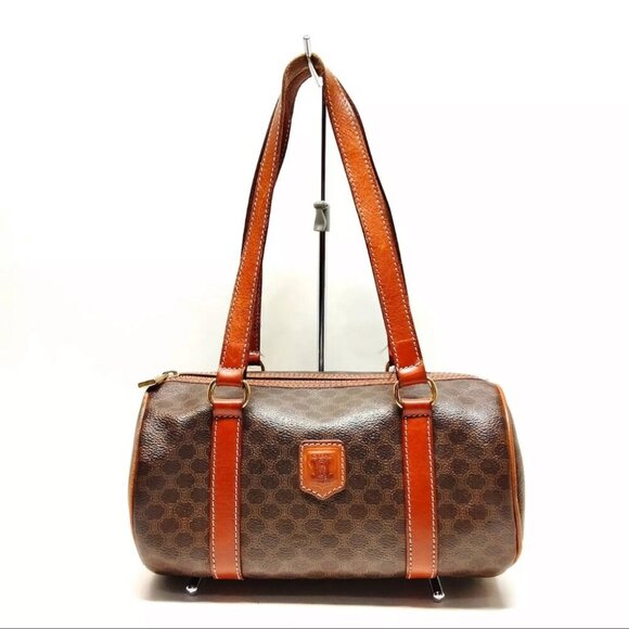 Celine Handbags - Vintage Celine Paris Macadam Shoulder Bag Item# CEL314513